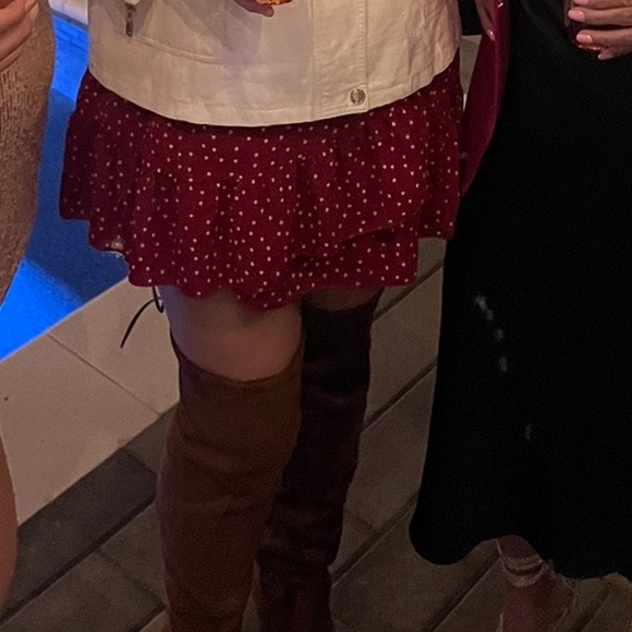 Suede boots, over the knee, caramel brown 🔥 - Picture 4 of 12